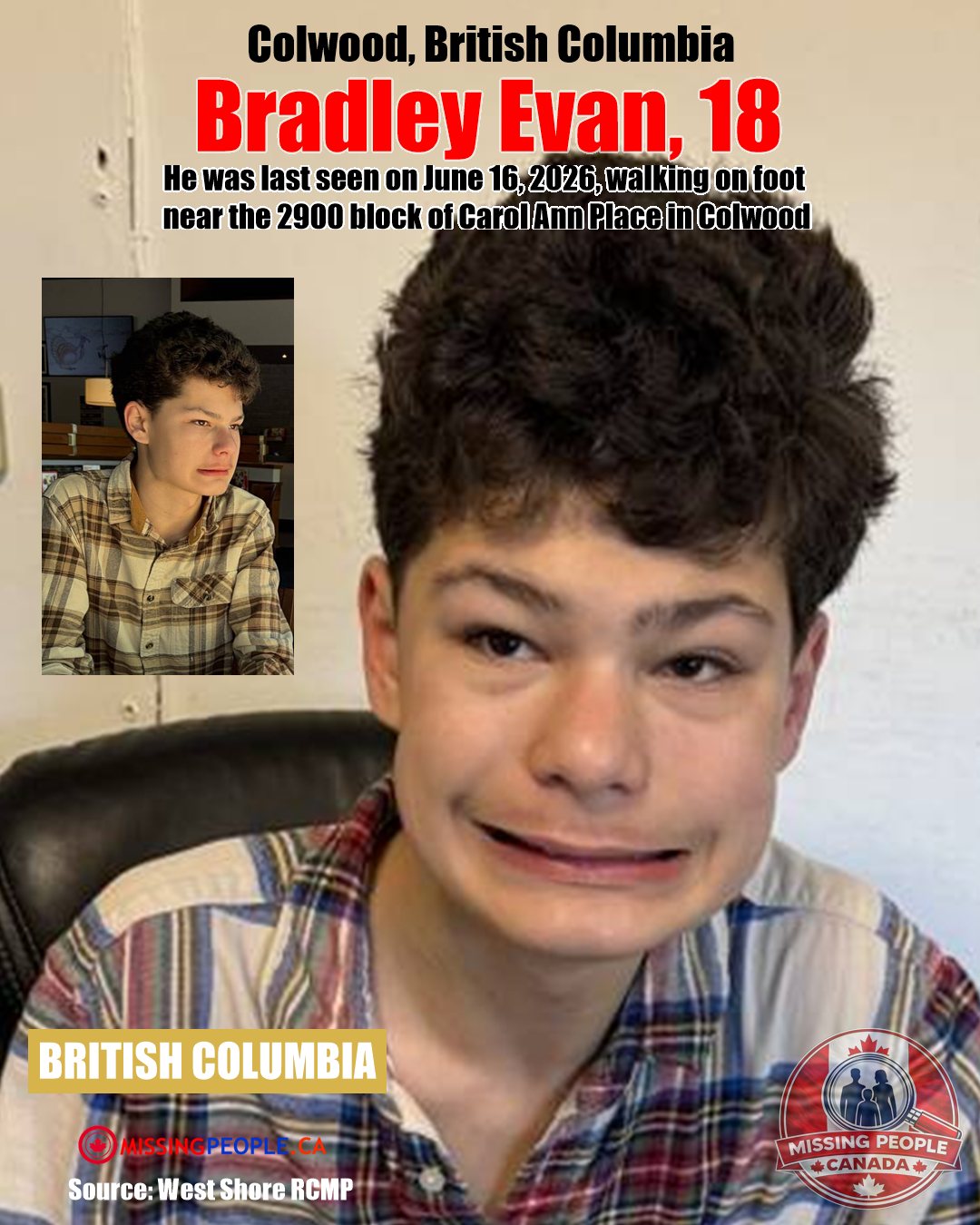MISSING PERSON CANADA RELEASE