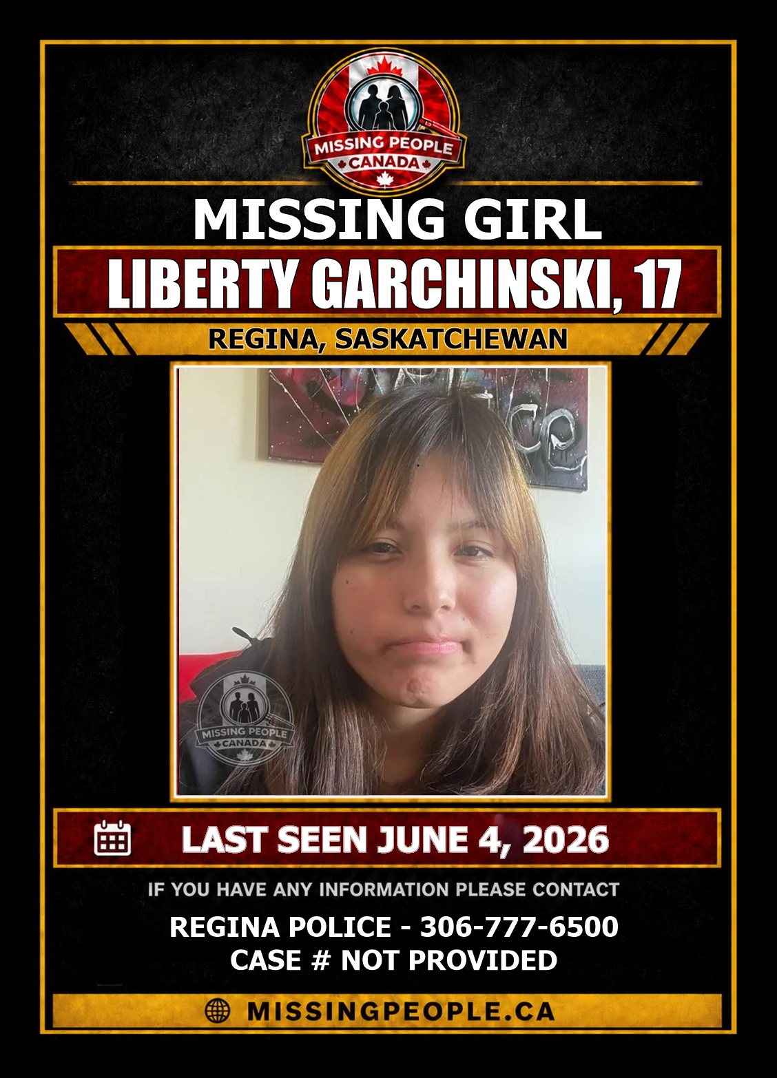MISSING PERSON CANADA RELEASE