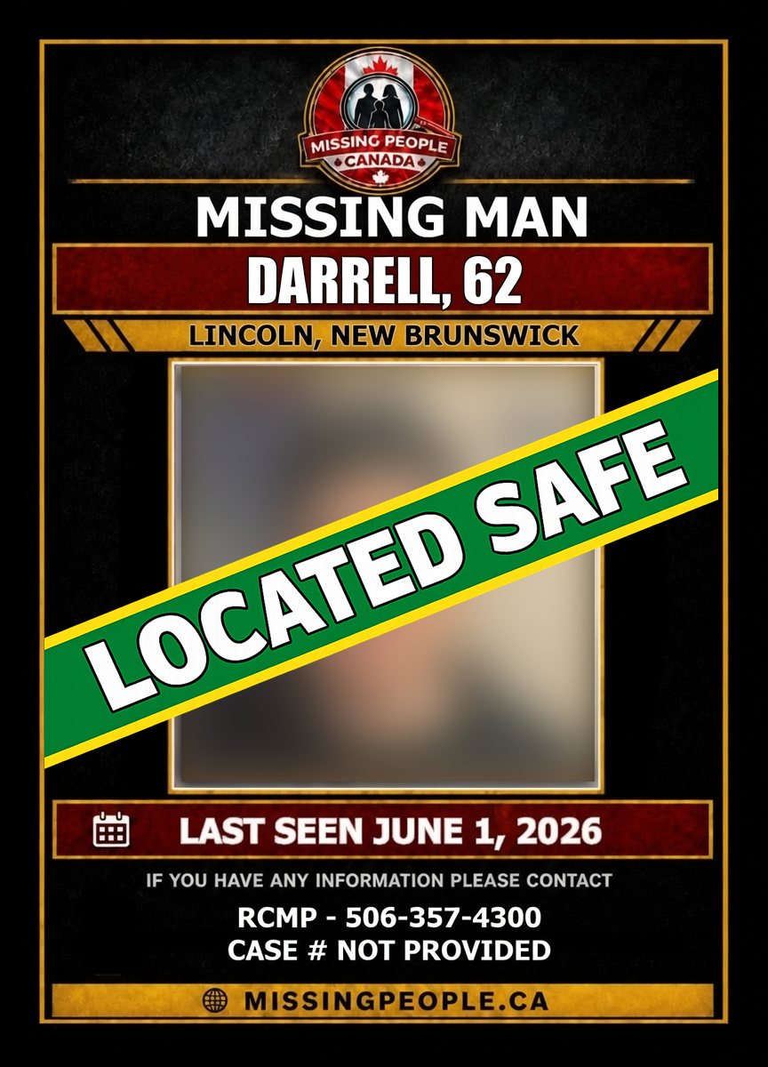 MISSING PERSON CANADA RELEASE