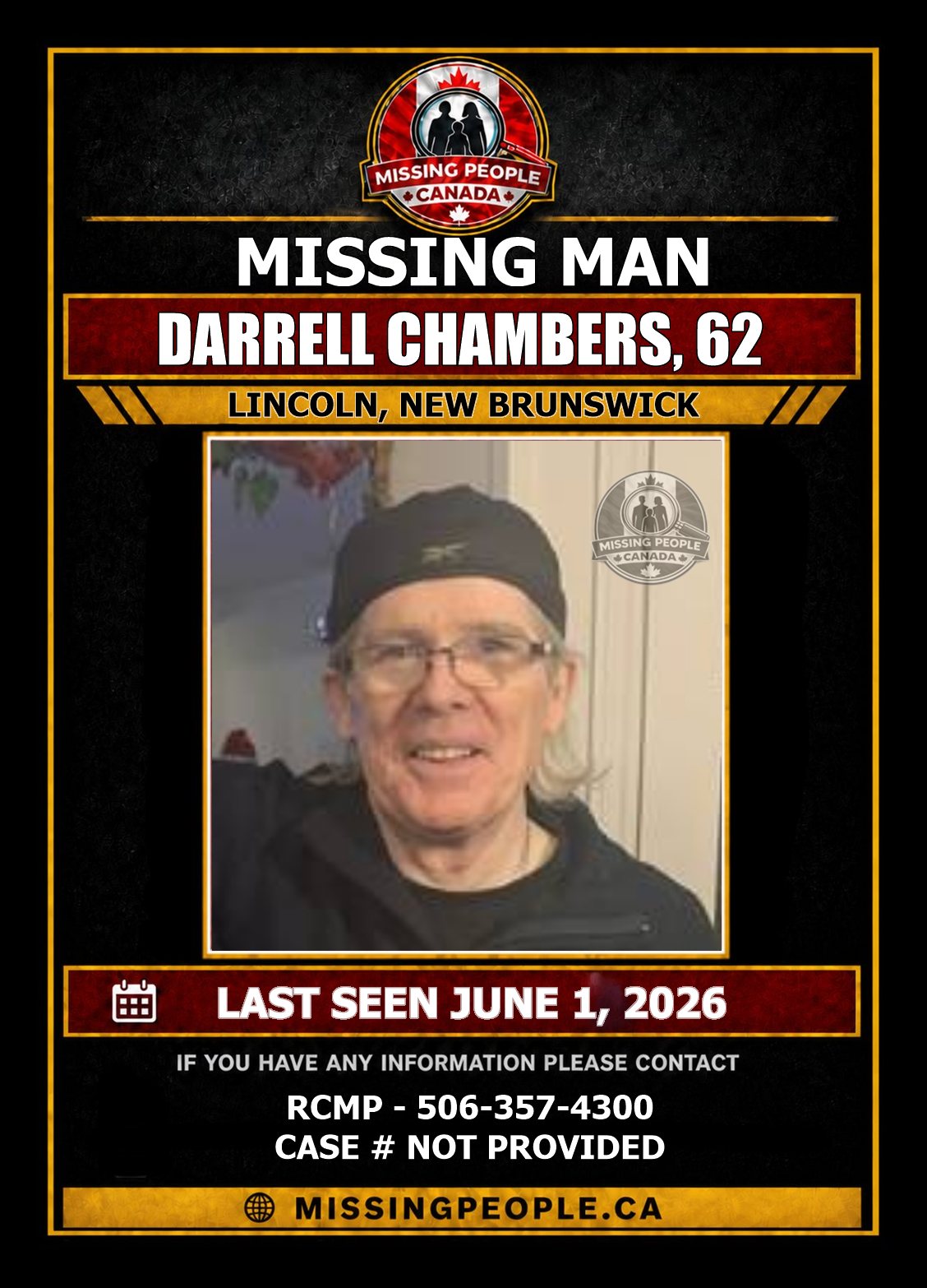 MISSING PERSON CANADA RELEASE