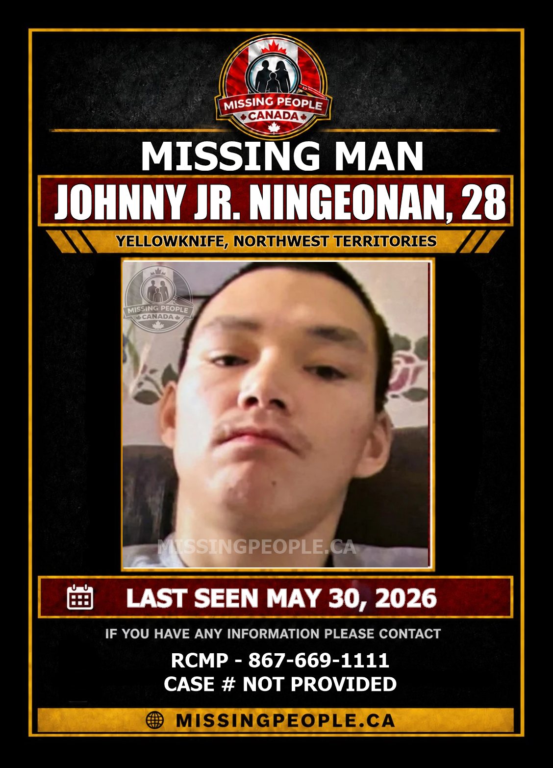 MISSING PERSON CANADA RELEASE