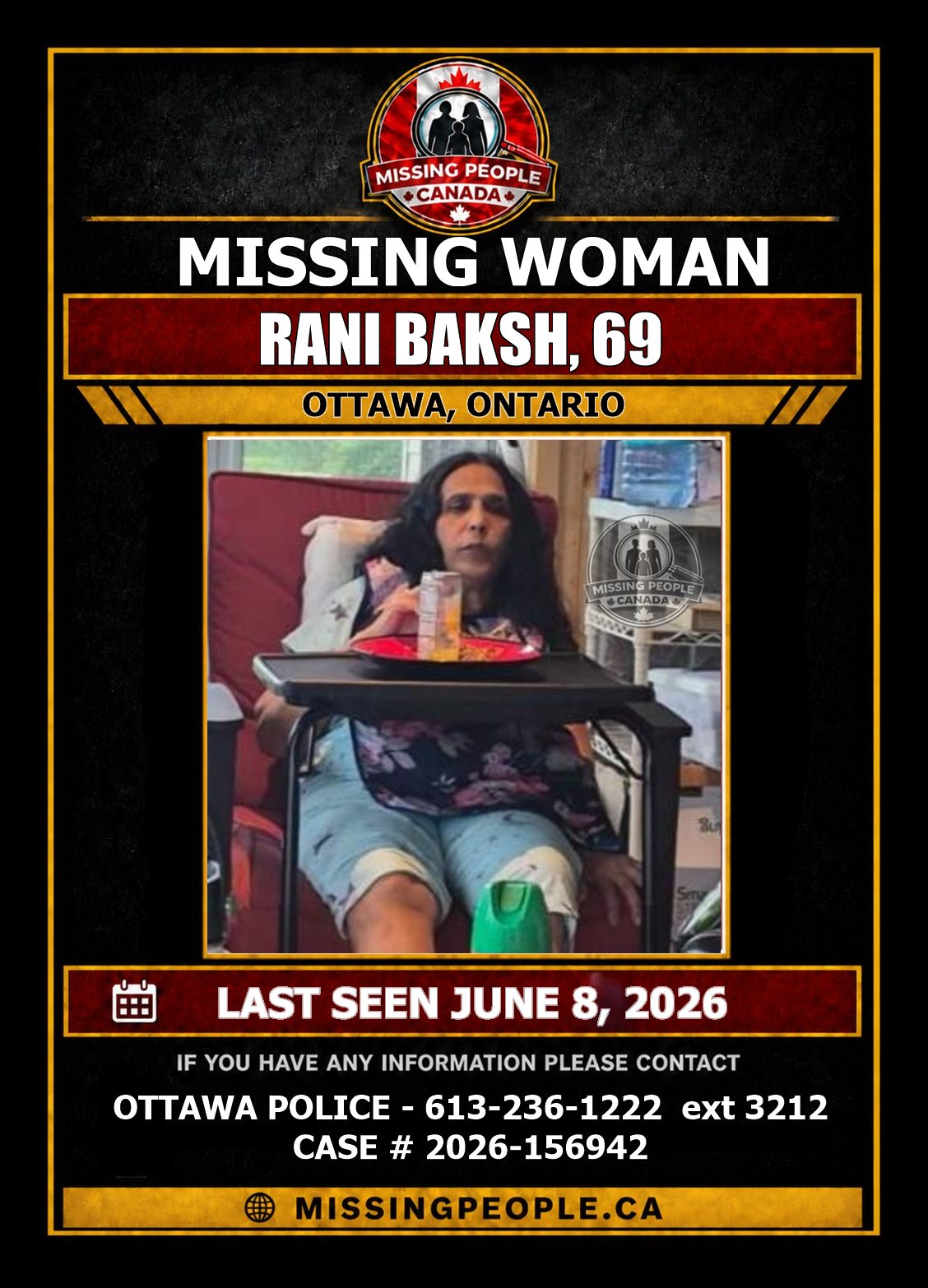 MISSING PERSON CANADA RELEASE