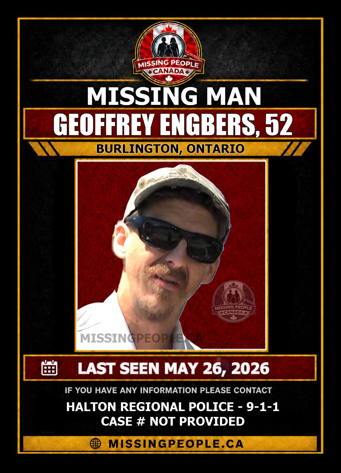 MISSING PERSON CANADA RELEASE