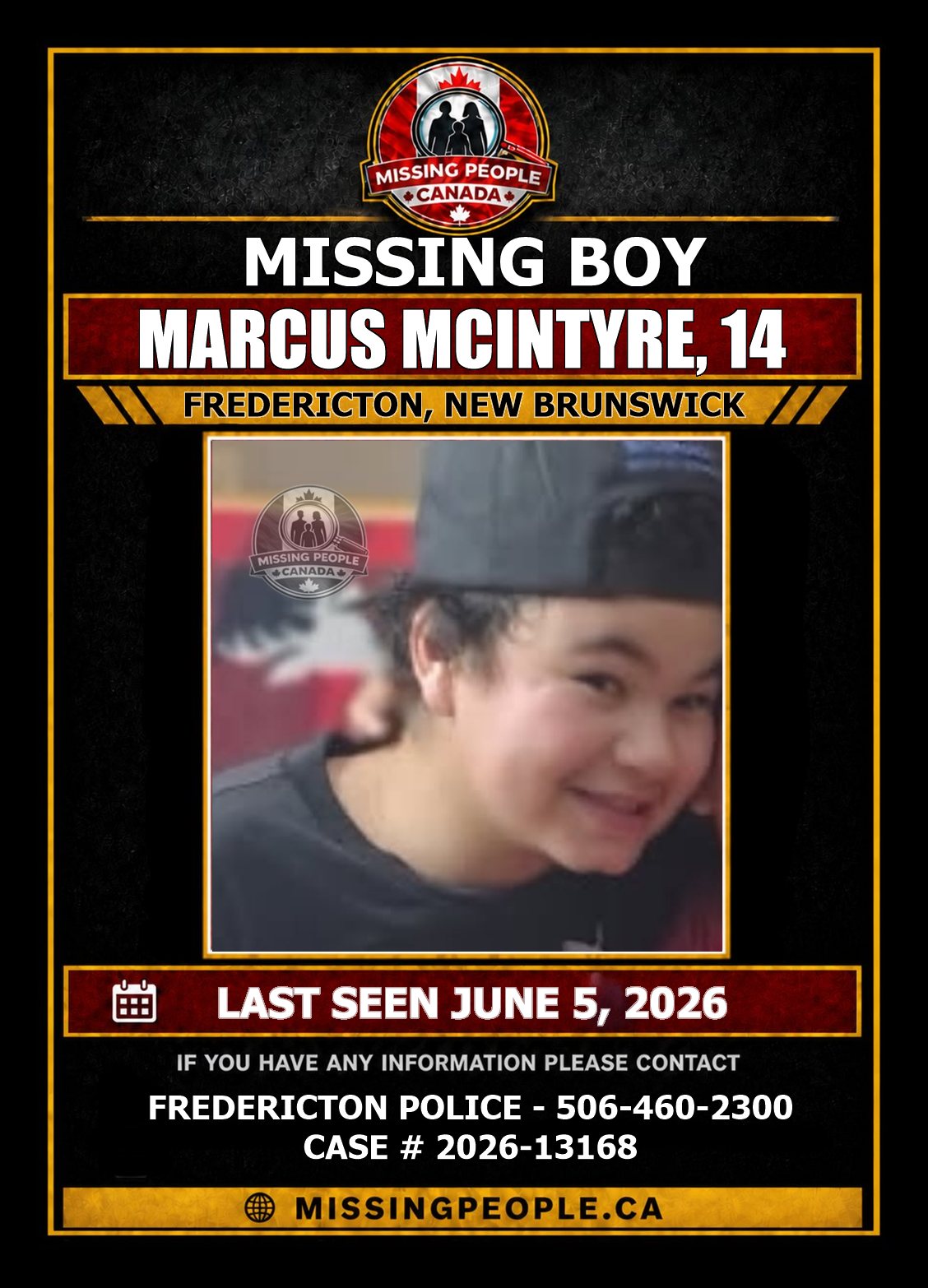 MISSING PERSON CANADA RELEASE
