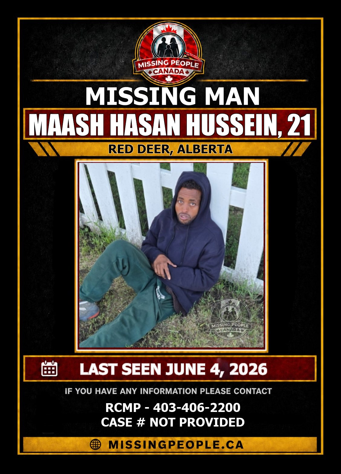 MISSING PERSON CANADA RELEASE