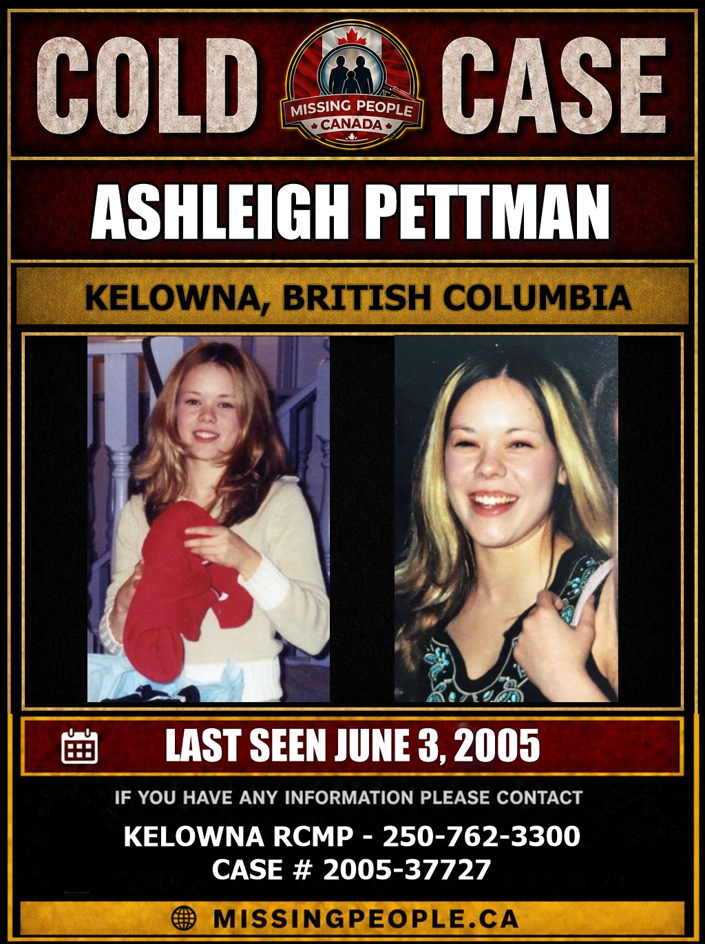 MISSING PERSON CANADA RELEASE
