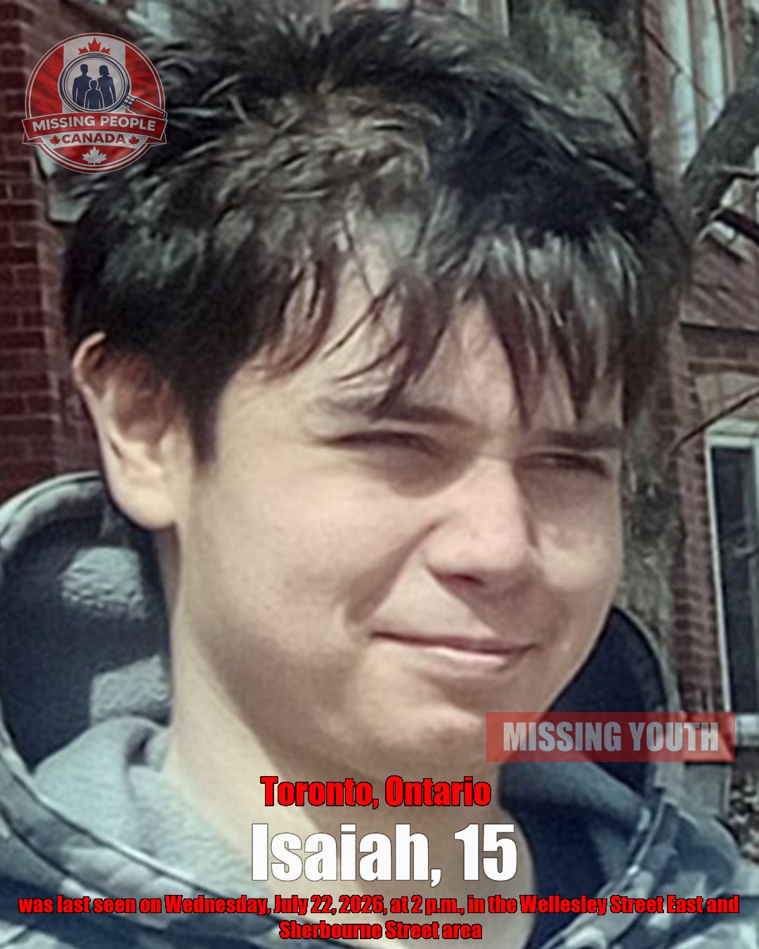 MISSING PERSON CANADA RELEASE