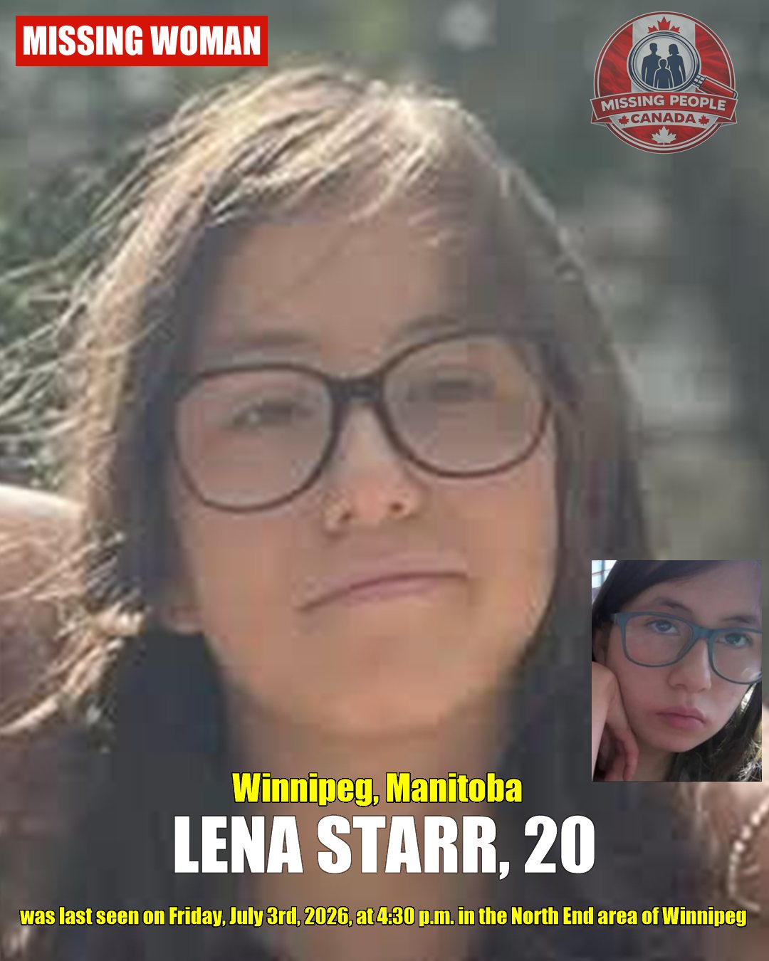 MISSING PERSON CANADA RELEASE