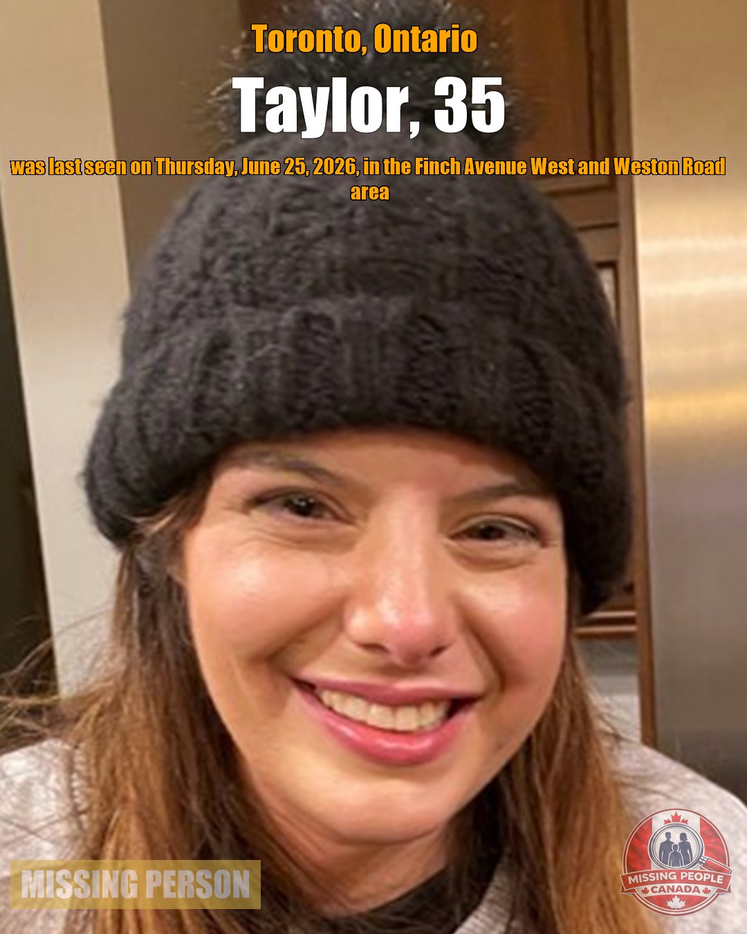 MISSING PERSON CANADA RELEASE
