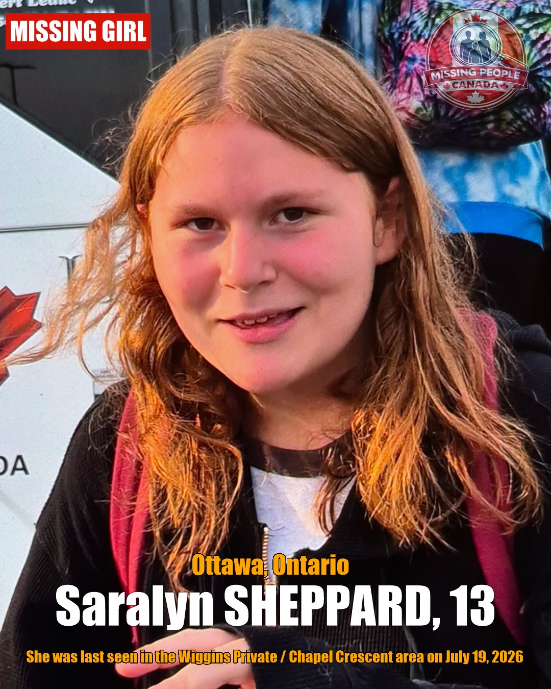 MISSING PERSON CANADA RELEASE