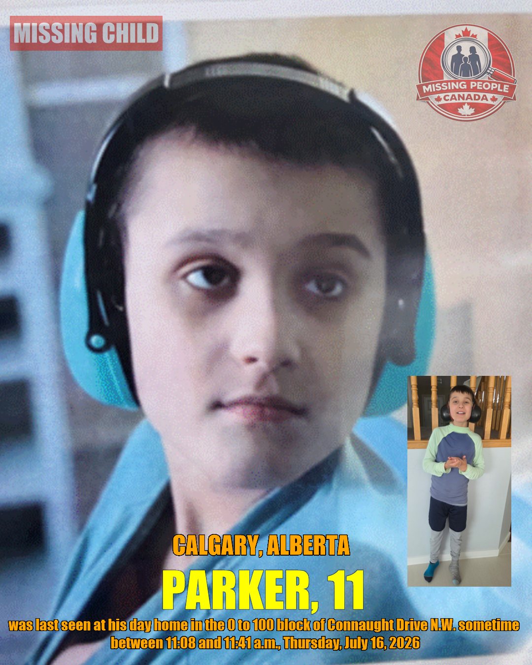 MISSING PERSON CANADA RELEASE