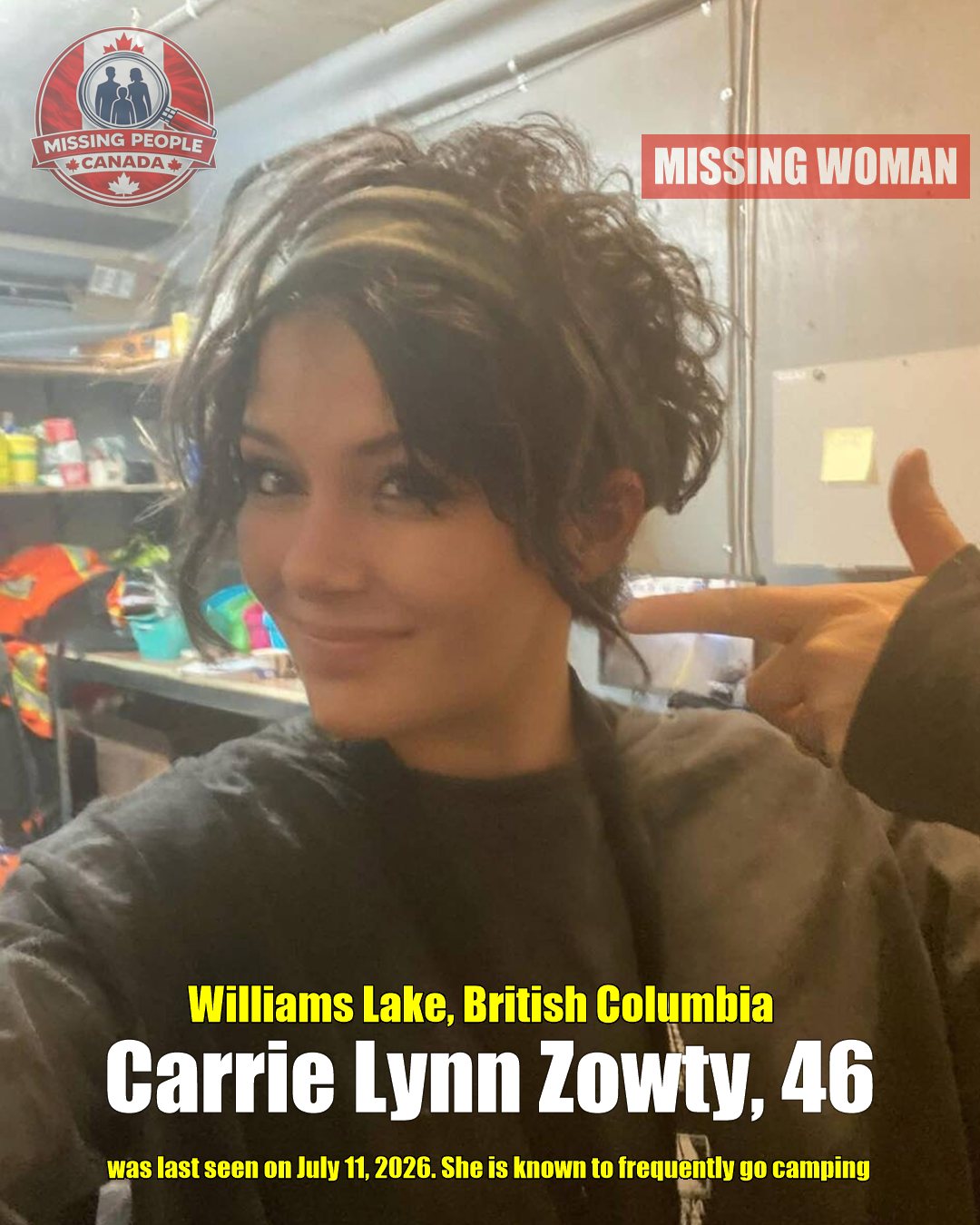 MISSING PERSON CANADA RELEASE