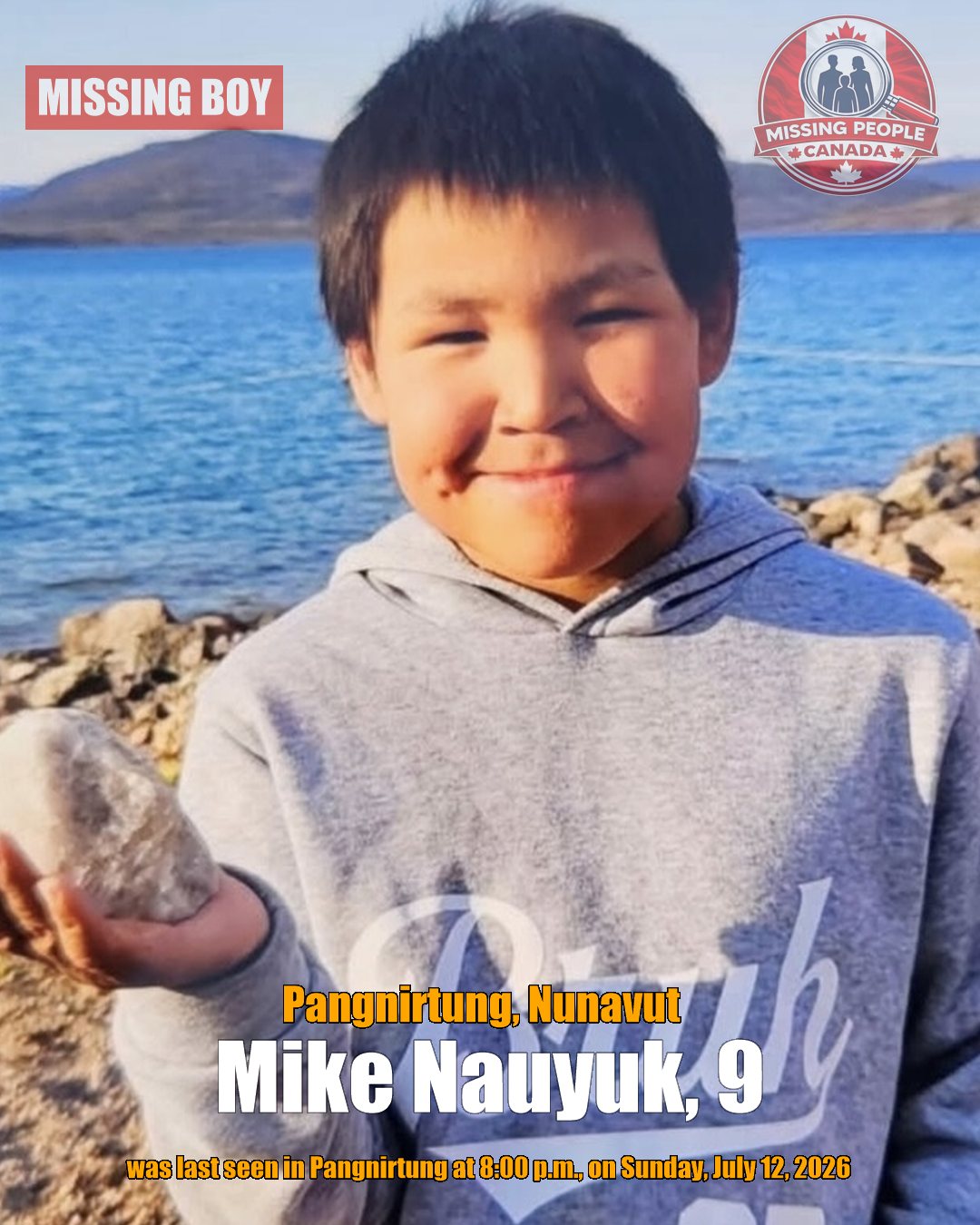 MISSING PERSON CANADA RELEASE