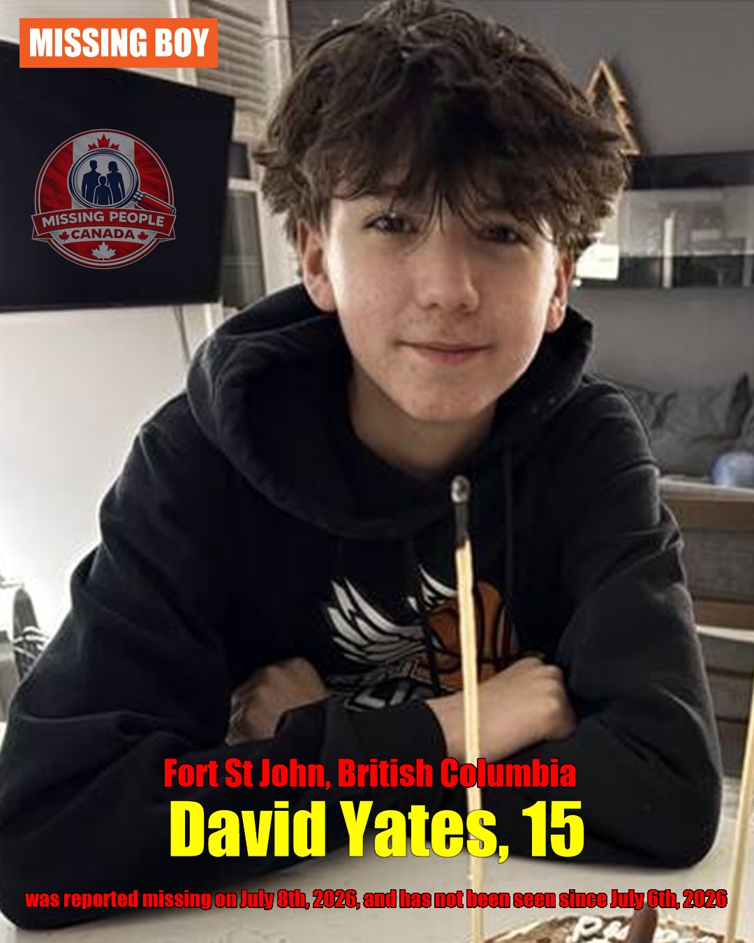 MISSING PERSON CANADA RELEASE