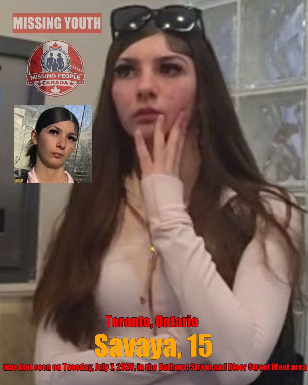 MISSING PERSON CANADA RELEASE