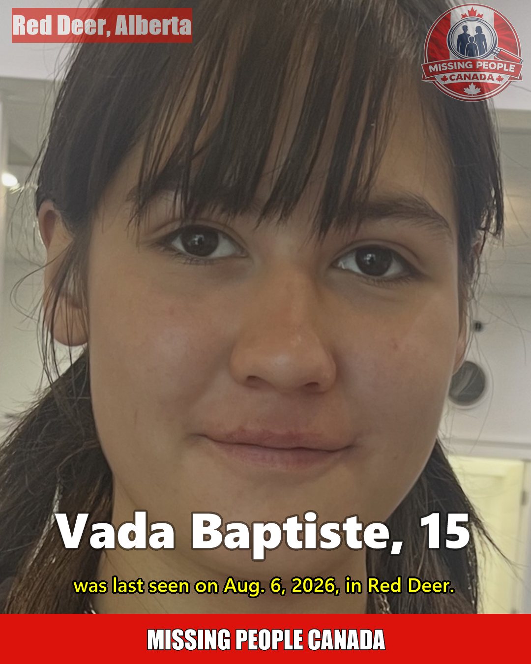 MISSING PERSON CANADA RELEASE