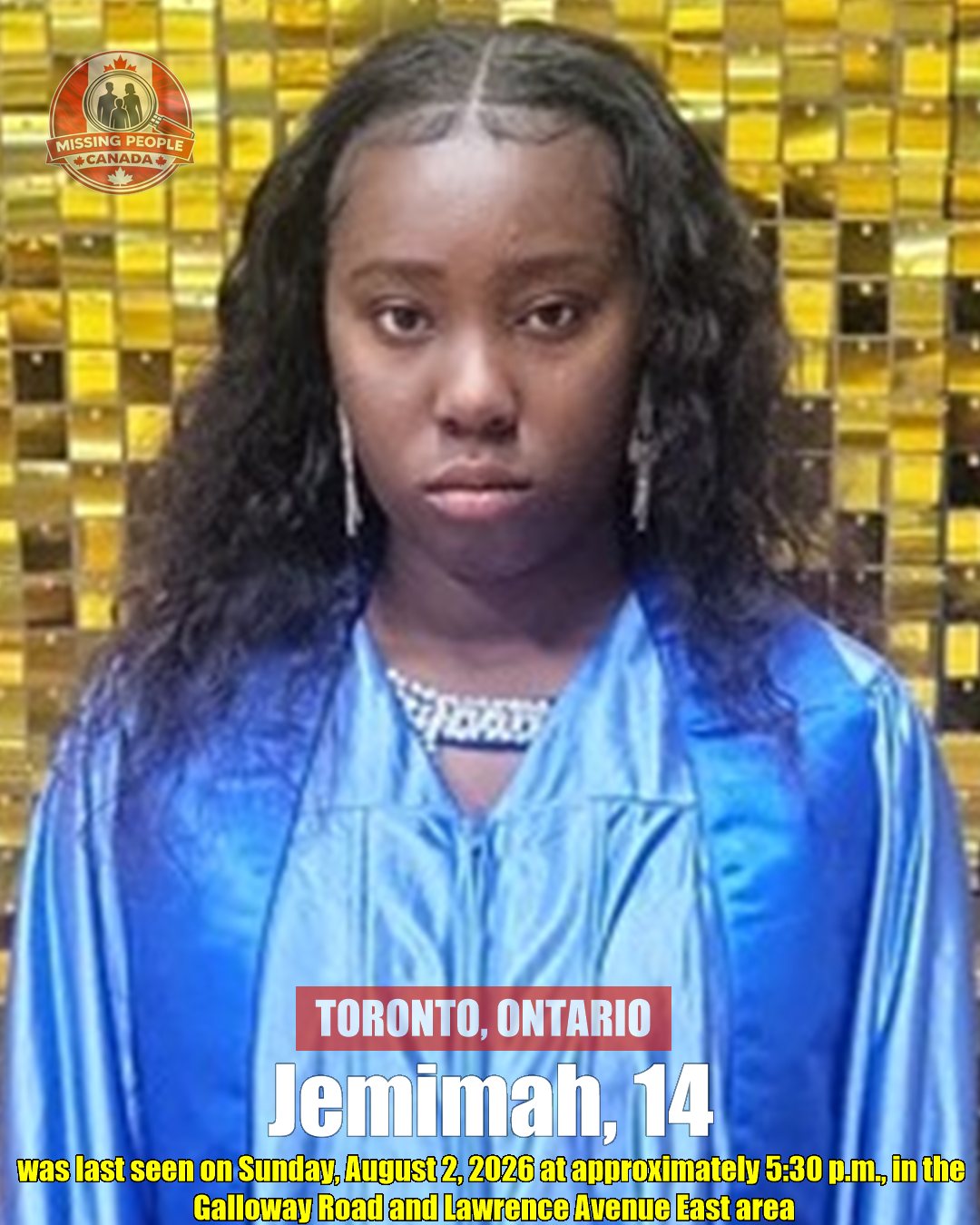MISSING PERSON CANADA RELEASE