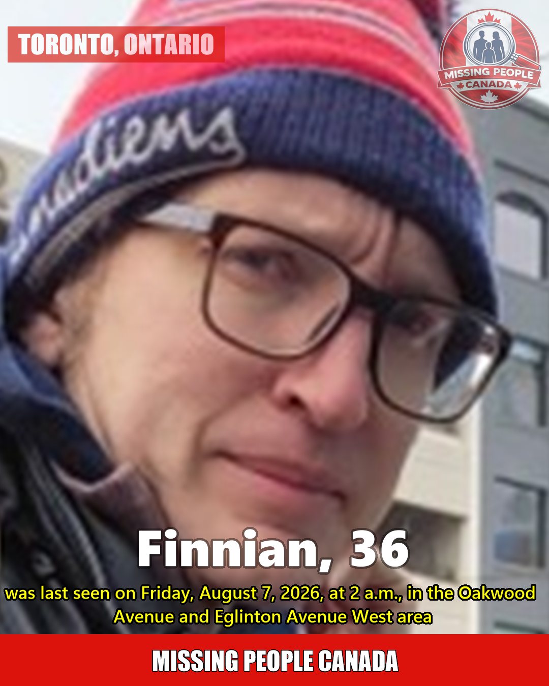 MISSING PERSON CANADA RELEASE