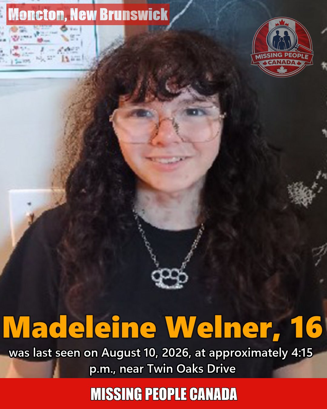 MISSING PERSON CANADA RELEASE