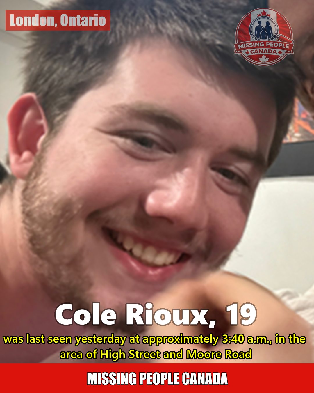 MISSING PERSON CANADA RELEASE