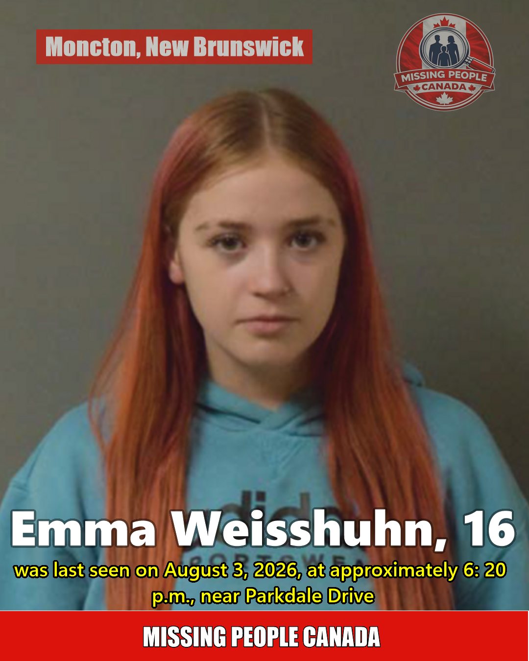 MISSING PERSON CANADA RELEASE