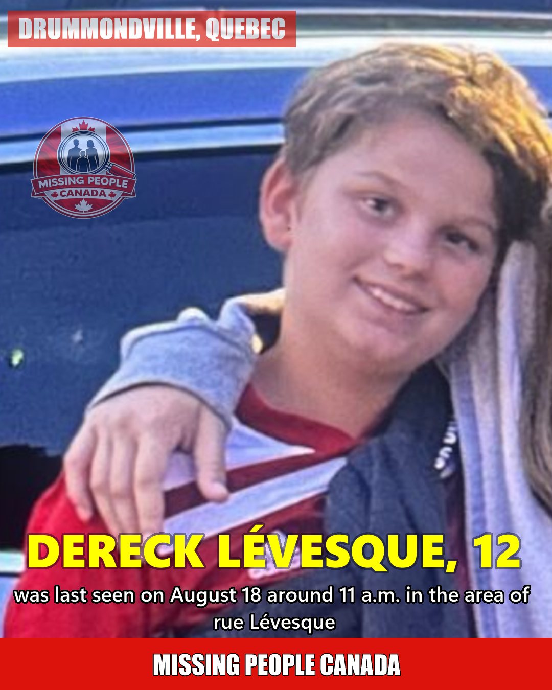 MISSING PERSON CANADA RELEASE