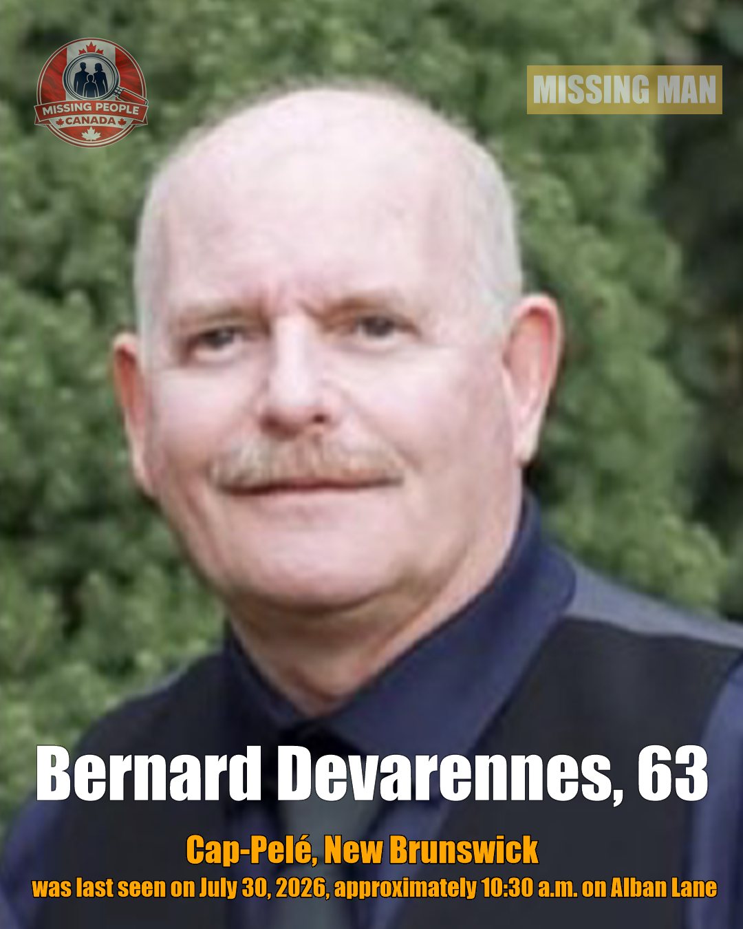 MISSING PERSON CANADA RELEASE