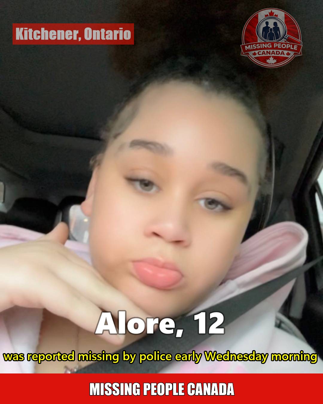 MISSING PERSON CANADA RELEASE