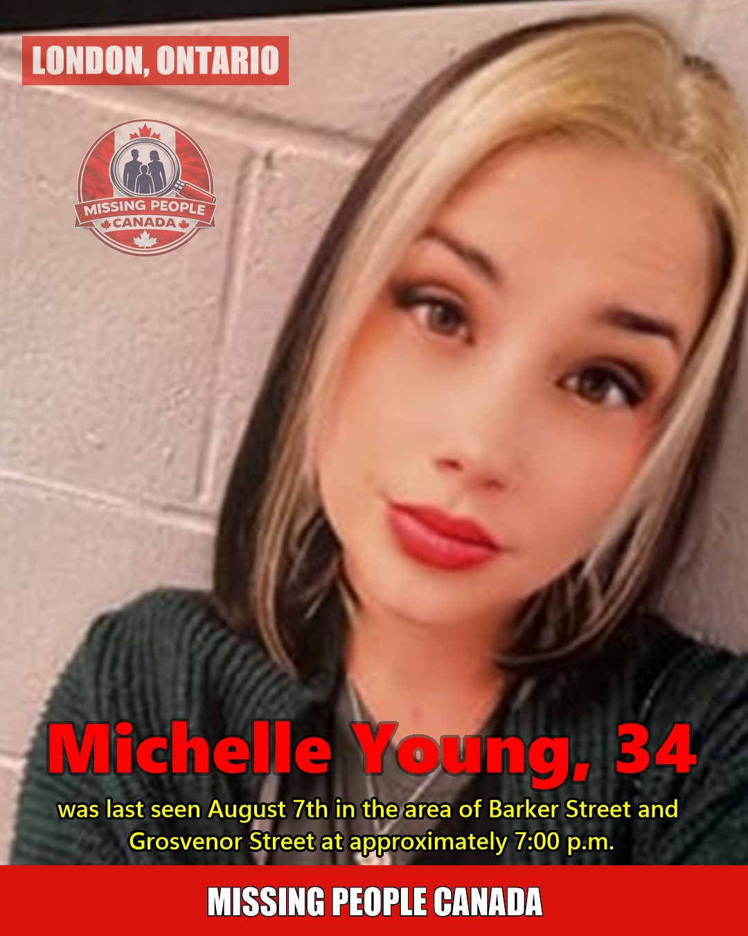 MISSING PERSON CANADA RELEASE