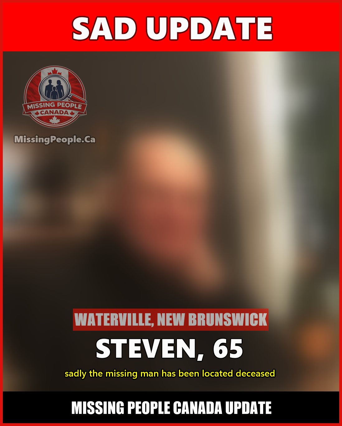 MISSING PERSON CANADA RELEASE