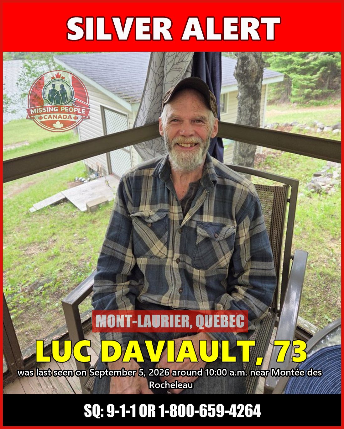 MISSING PERSON CANADA RELEASE