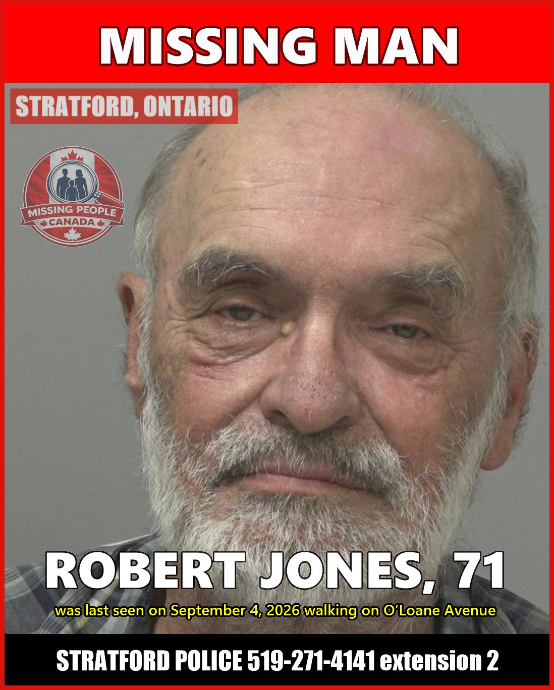 MISSING PERSON CANADA RELEASE