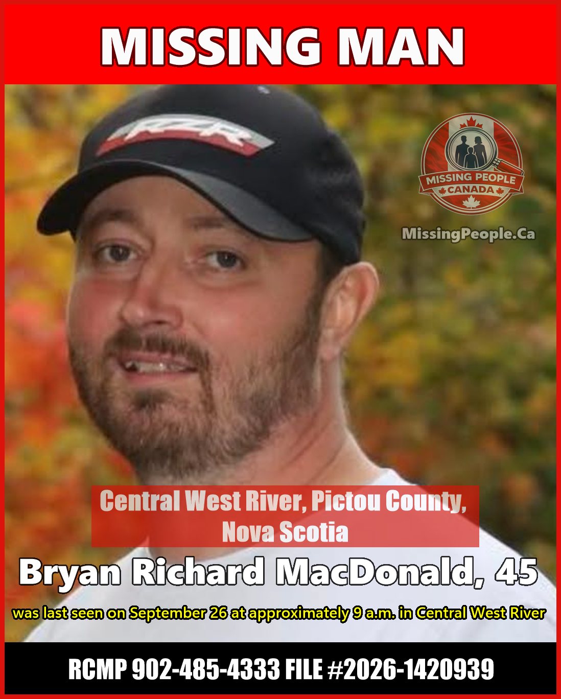 MISSING PERSON CANADA RELEASE