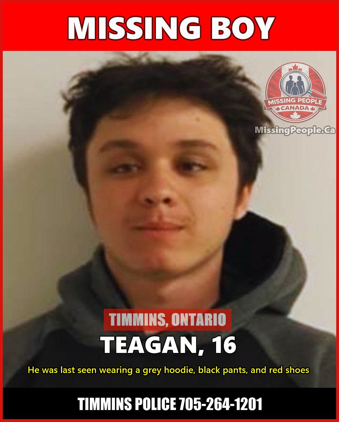 MISSING PERSON CANADA RELEASE