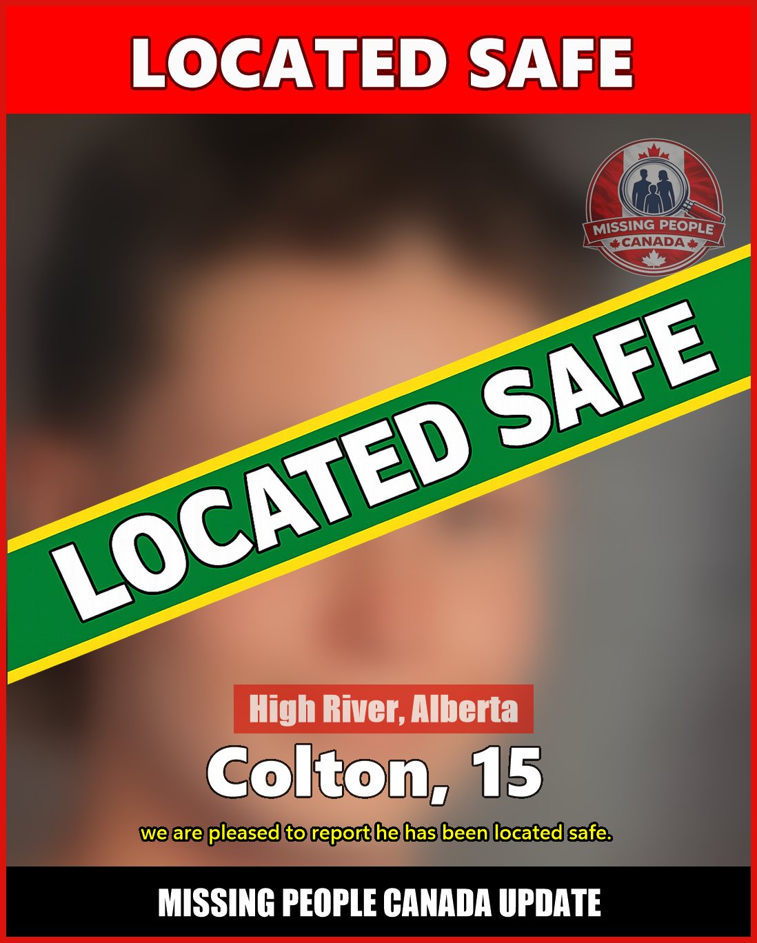 MISSING PERSON CANADA RELEASE