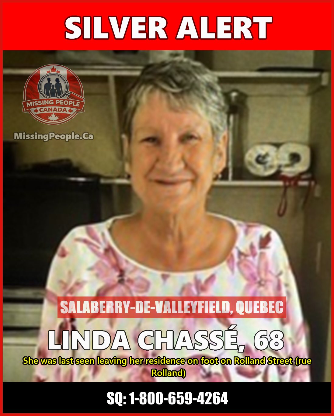 MISSING PERSON CANADA RELEASE