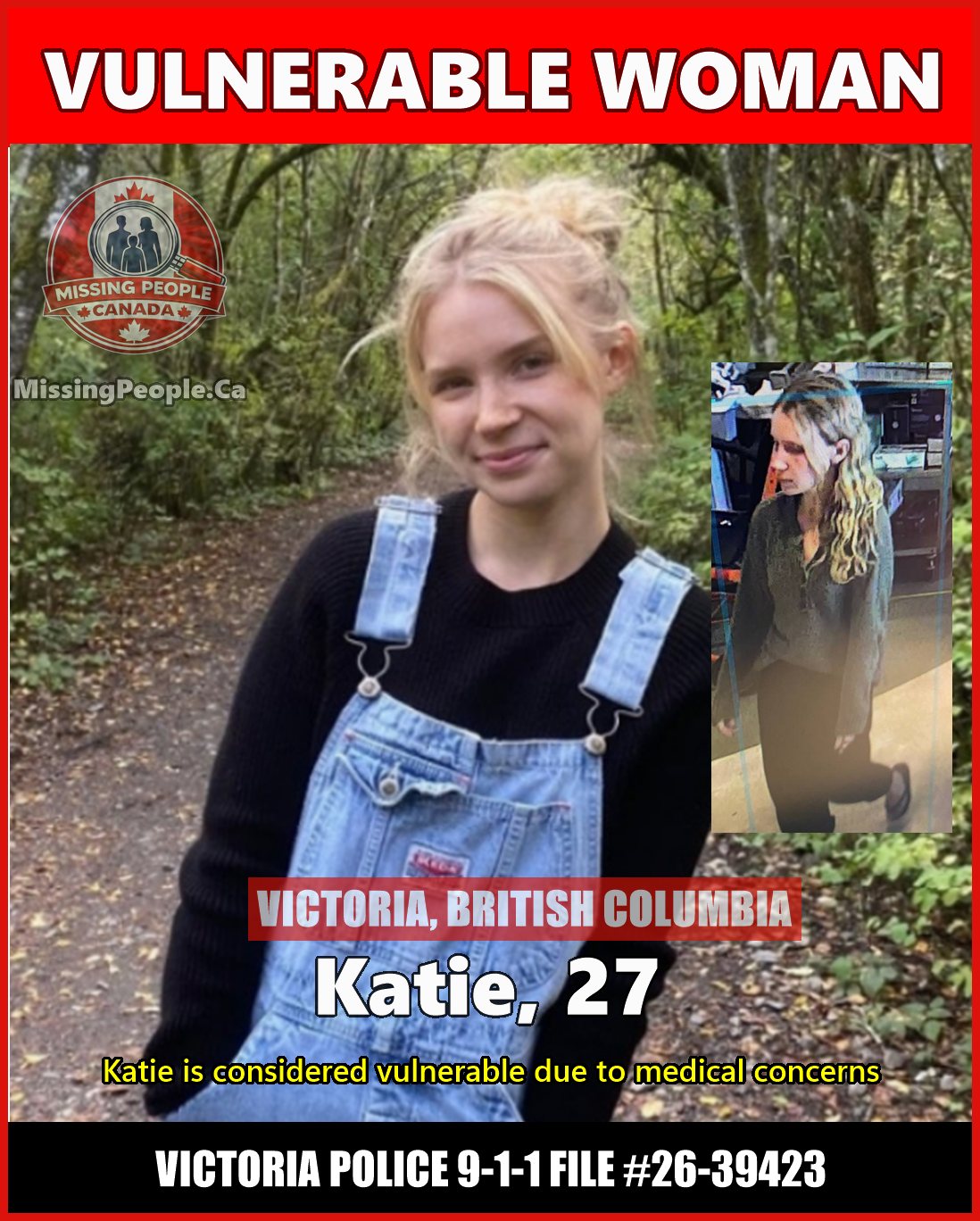 MISSING PERSON CANADA RELEASE