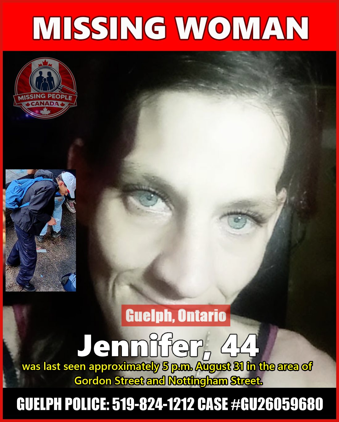 MISSING PERSON CANADA RELEASE