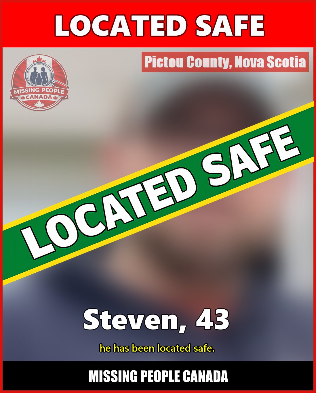 MISSING PERSON CANADA RELEASE