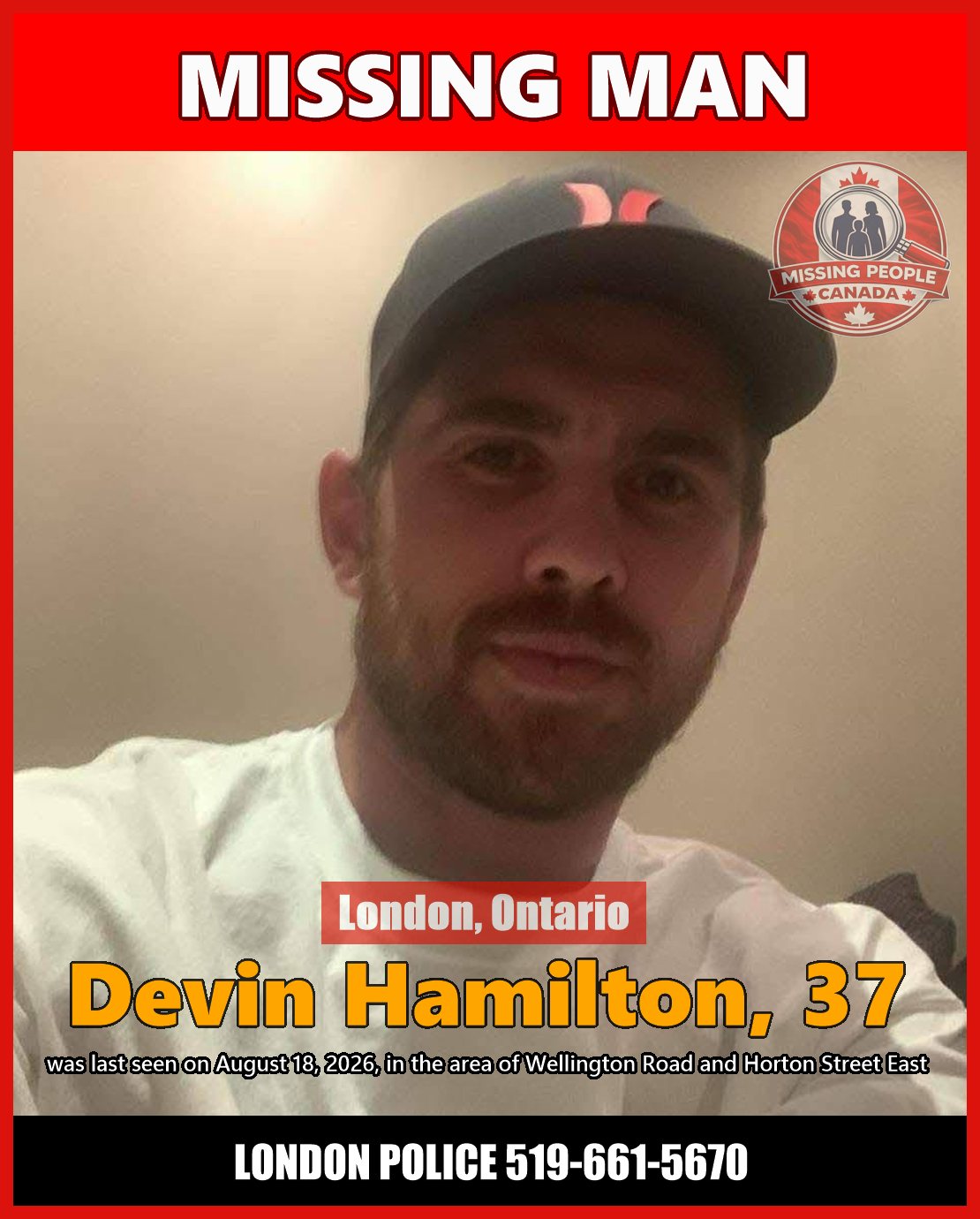 MISSING PERSON CANADA RELEASE