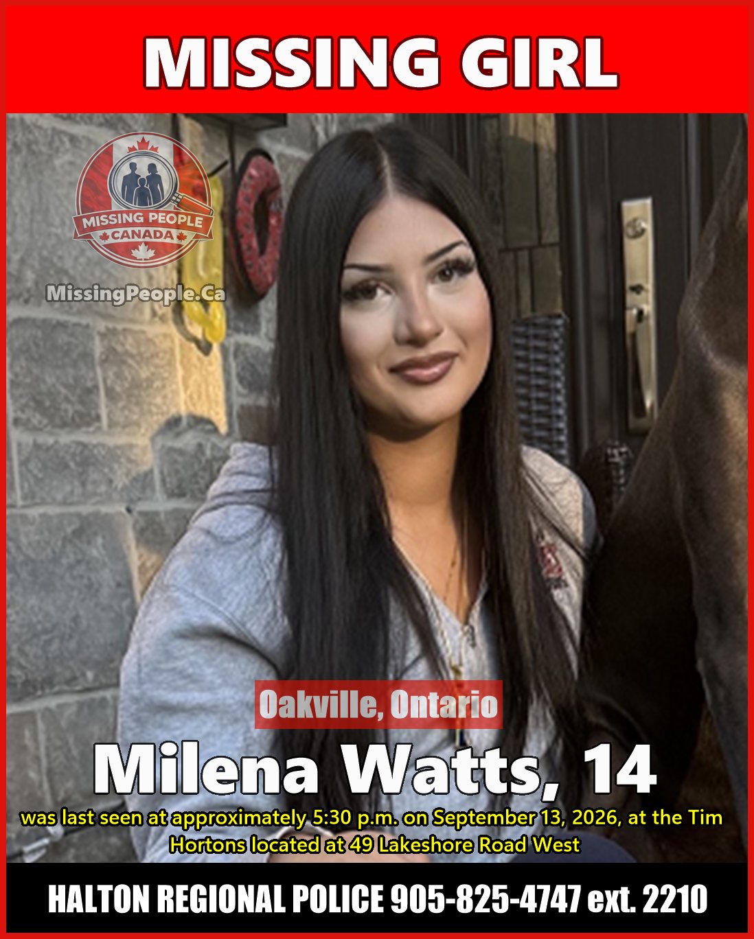 MISSING PERSON CANADA RELEASE