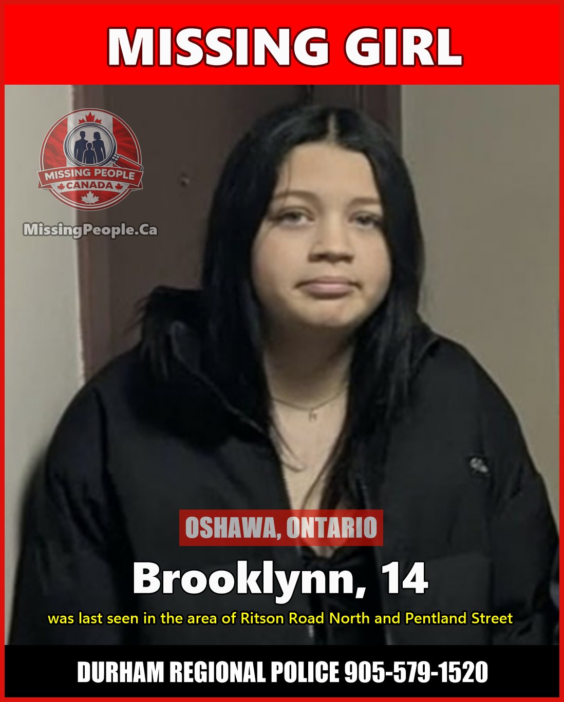 MISSING PERSON CANADA RELEASE