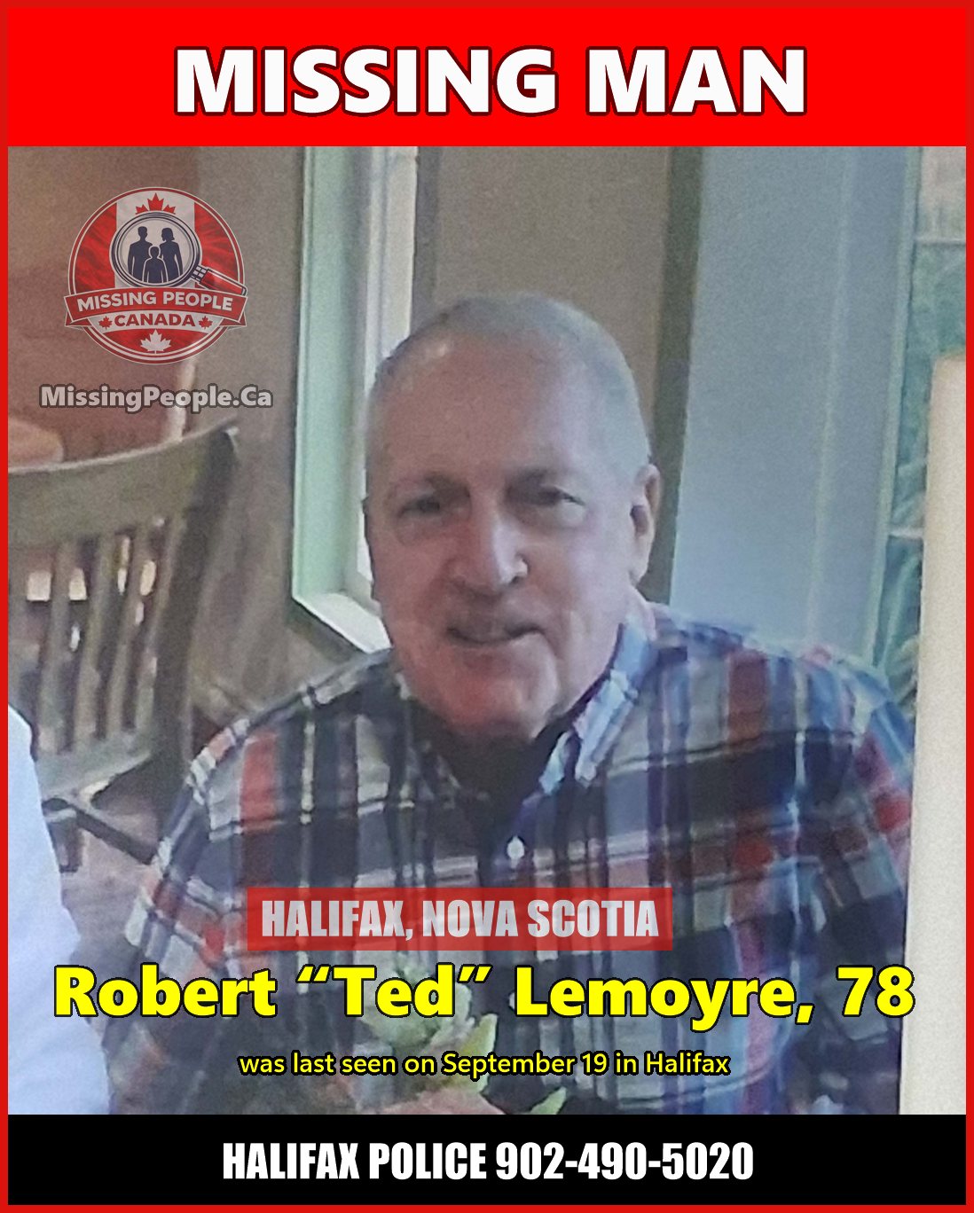 MISSING PERSON CANADA RELEASE