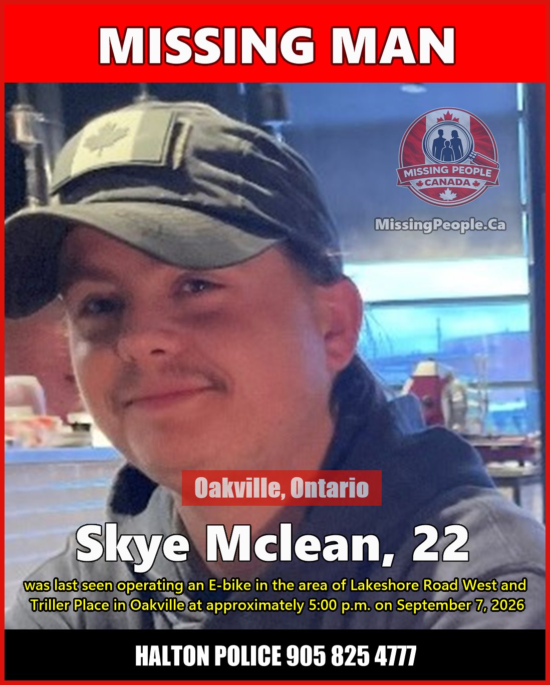 MISSING PERSON CANADA RELEASE