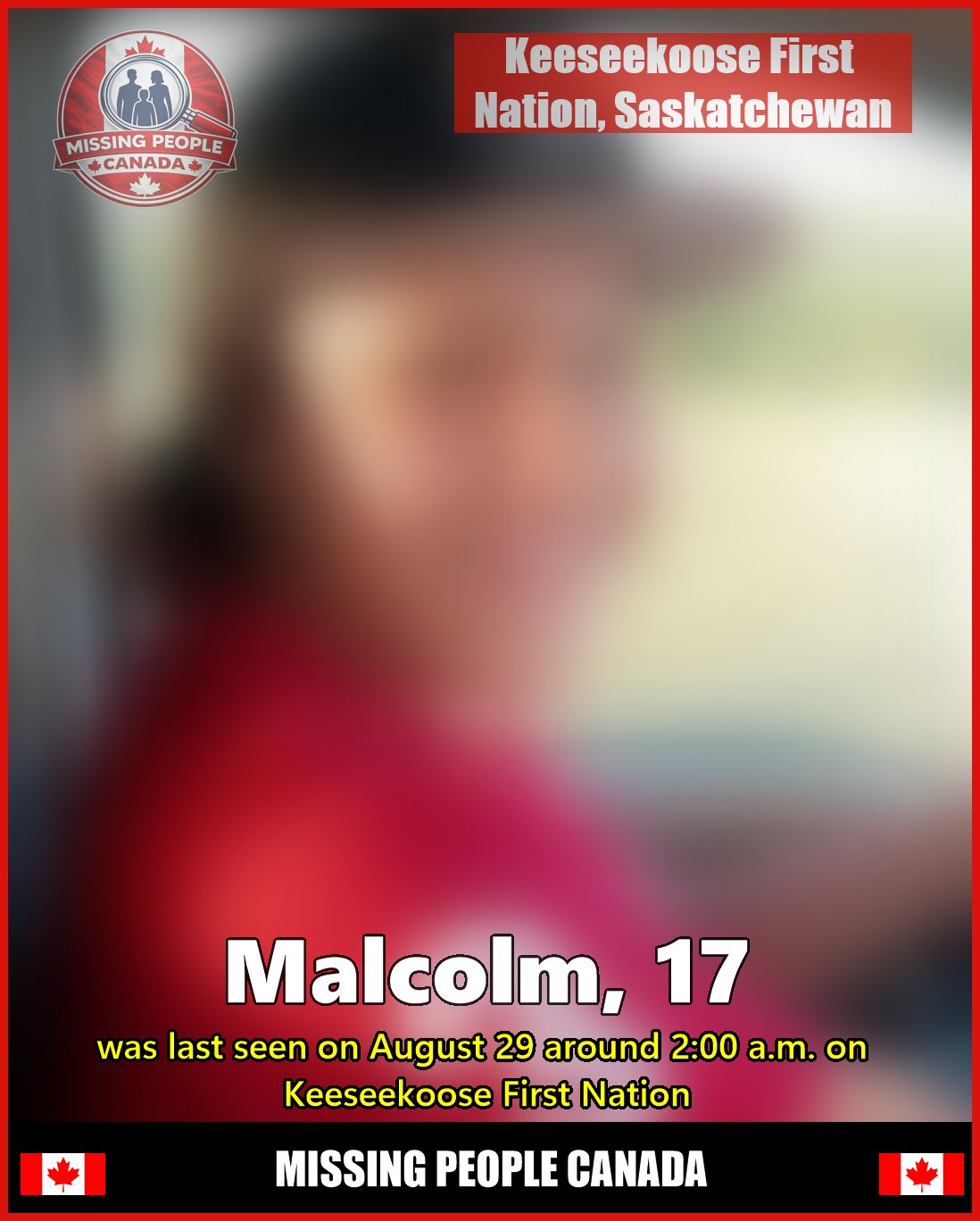MISSING PERSON CANADA RELEASE