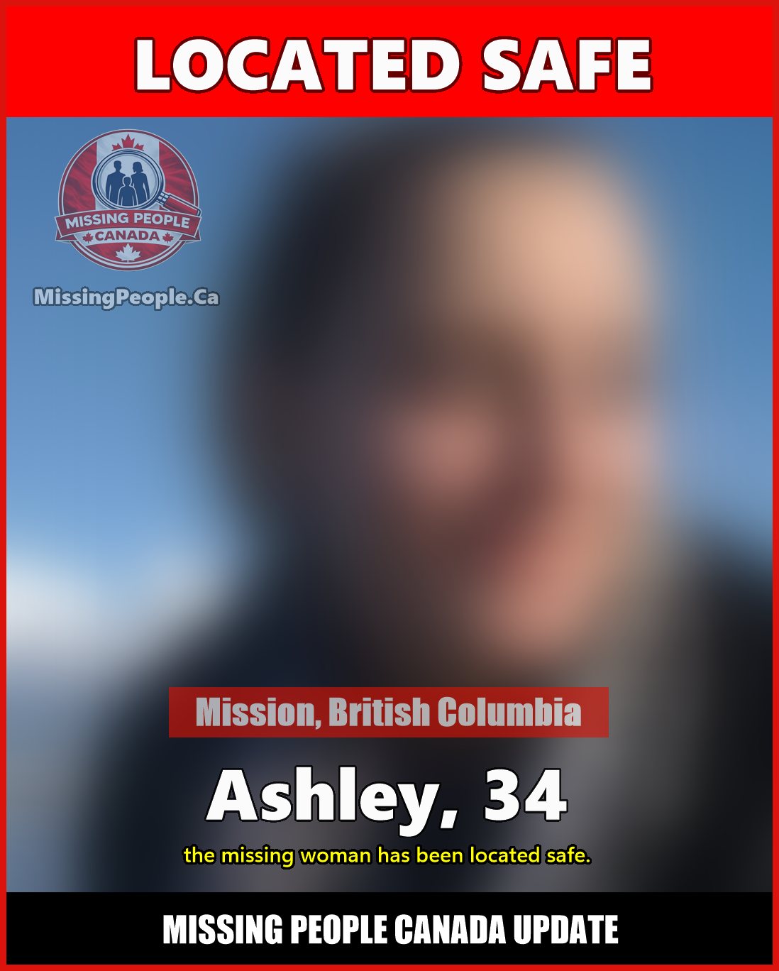 MISSING PERSON CANADA RELEASE