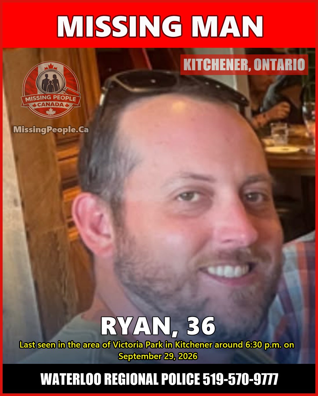 MISSING PERSON CANADA RELEASE