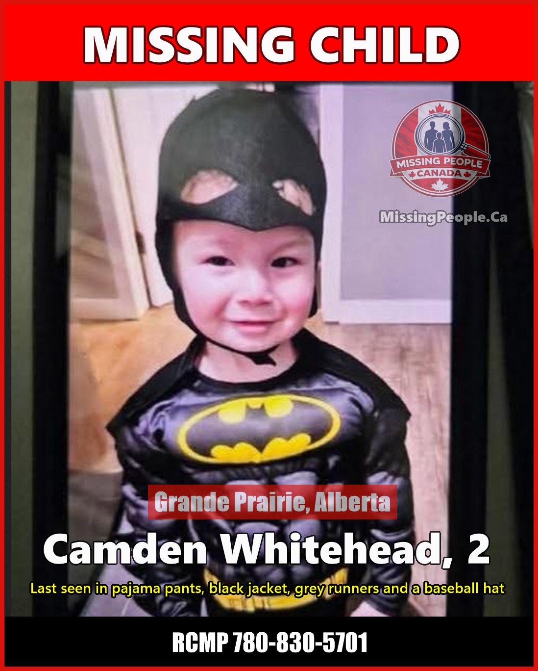 MISSING PERSON CANADA RELEASE