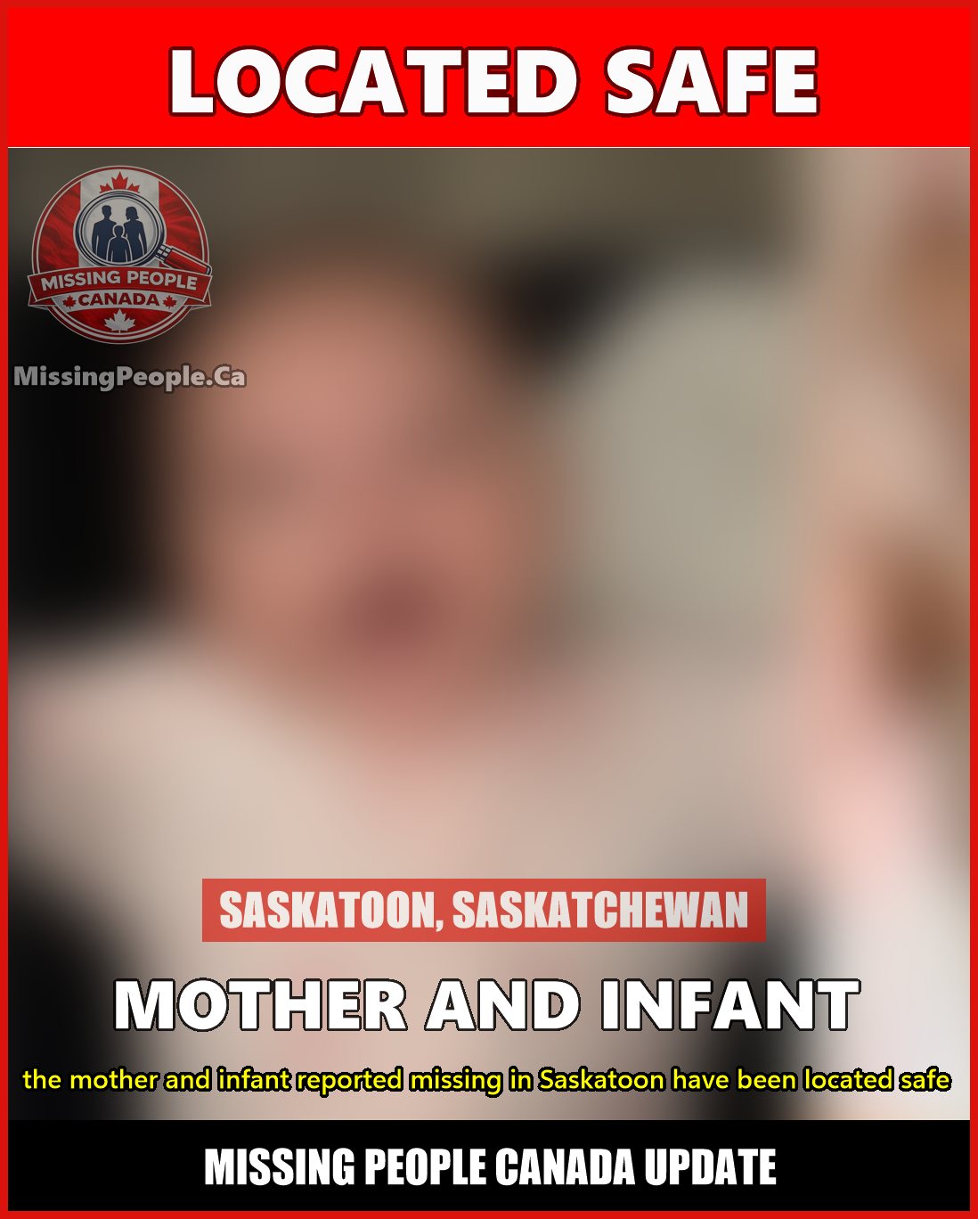 MISSING PERSON CANADA RELEASE