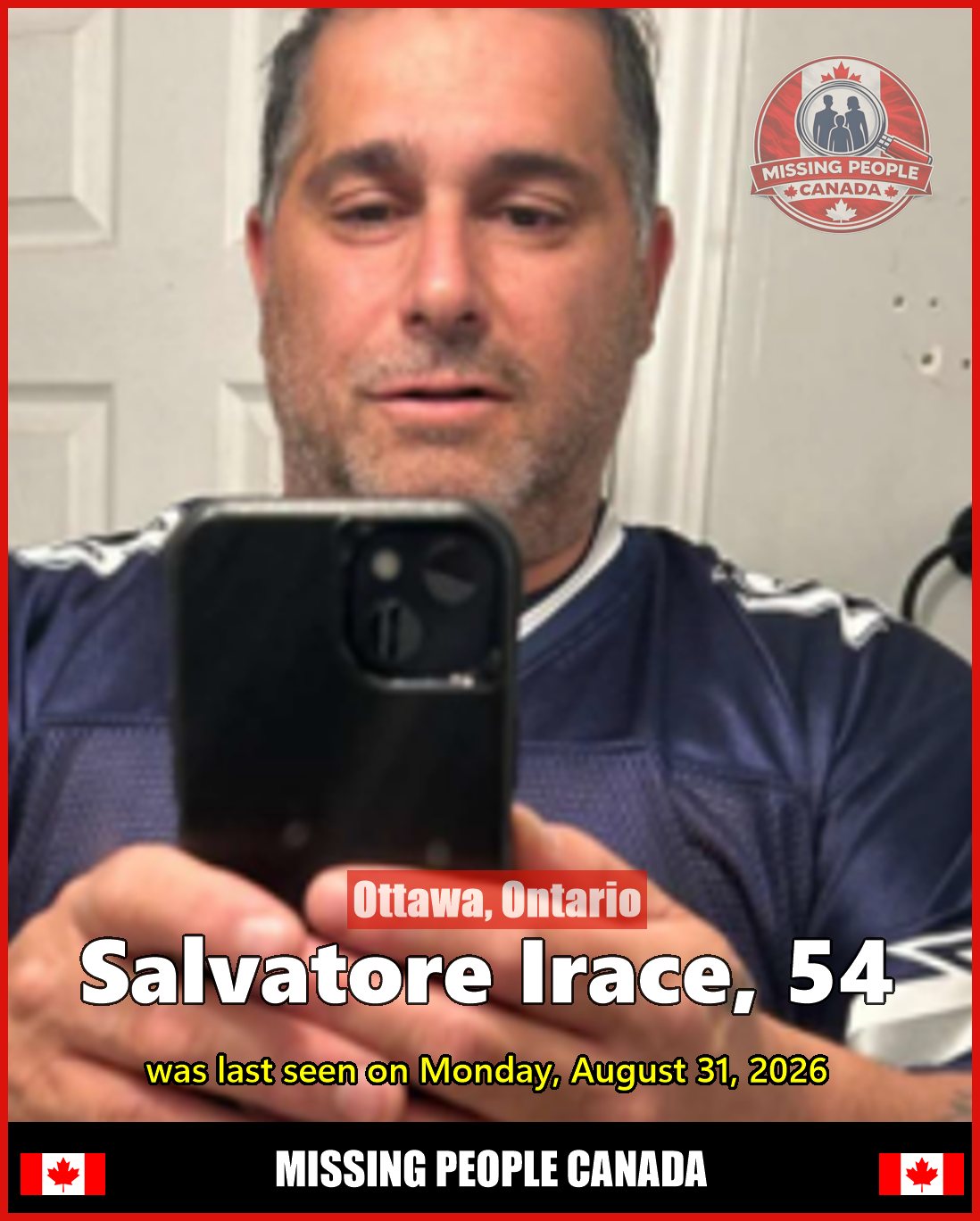 MISSING PERSON CANADA RELEASE